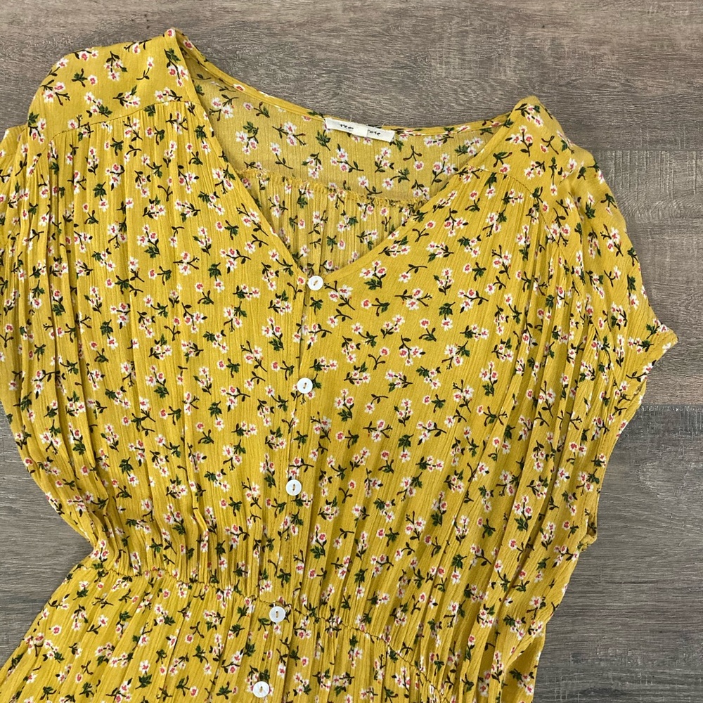 yellow boho maxi dress